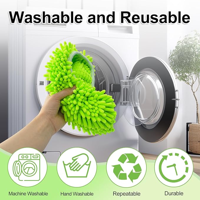 Reusable Mop Pads for Swiffer, Wet Dry Sweeping Mop Pad for Swiffer Sweeper Mop