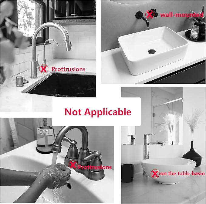 Kitchen Sink Splash Guard Silicone Faucet Handle Drip Catcher Tray Sink