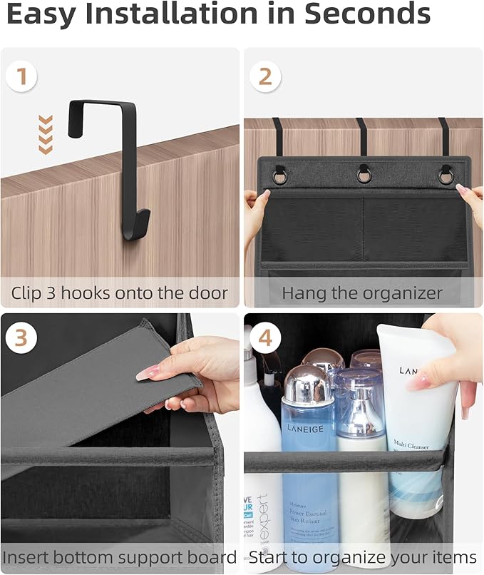 STORAGE MANIAC Over the Door Organizer Large Capacity Hanging Organizer