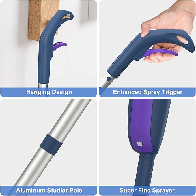 Spray Mops for Hardwood Floors Cleaning: MEXERRIS Wet Mop