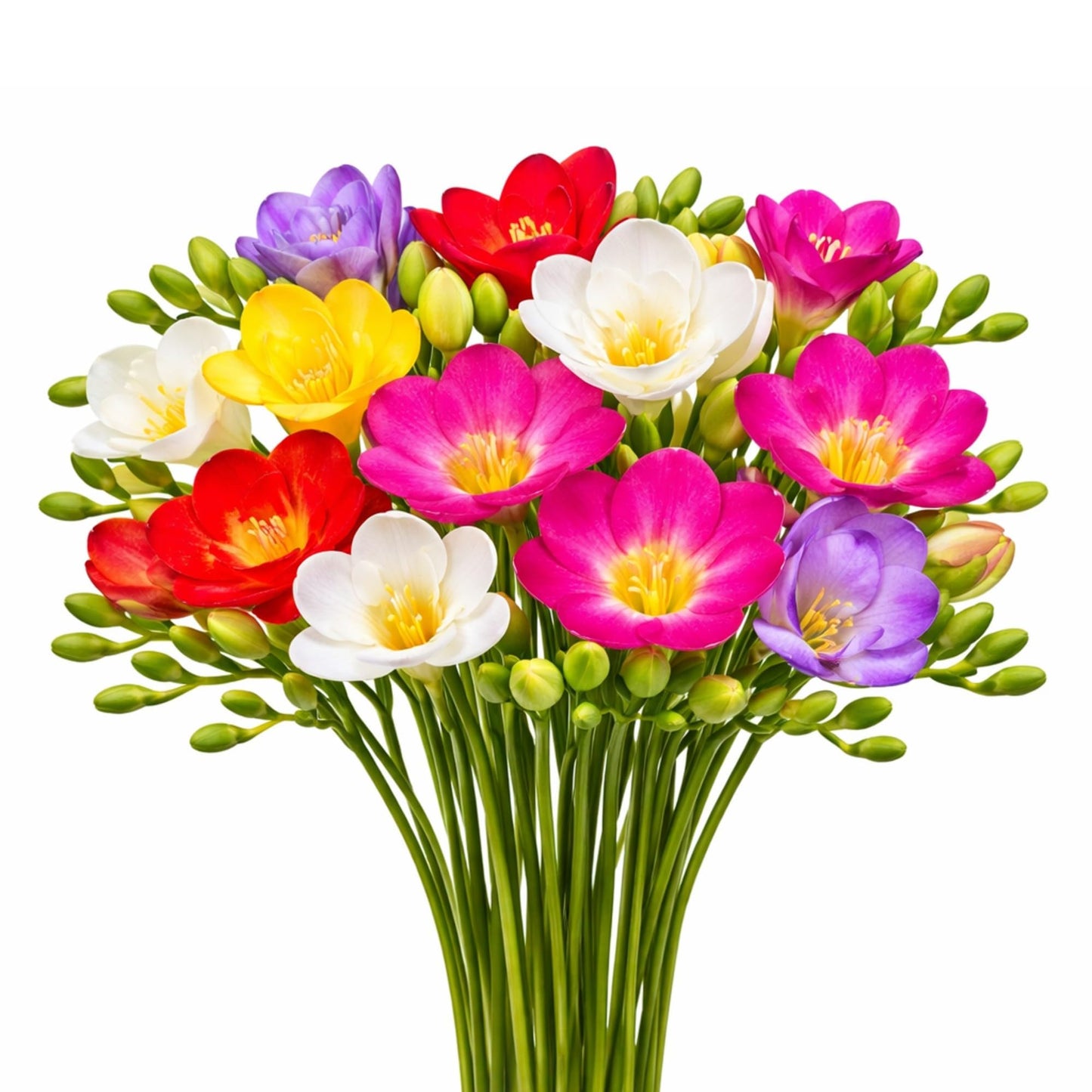 Easy to Grow Freesia 'Bountiful Bouquet Collection' Plant Bulbs (60 Pack) - Fragrant Single Flowering Blooms in Spring Gardens