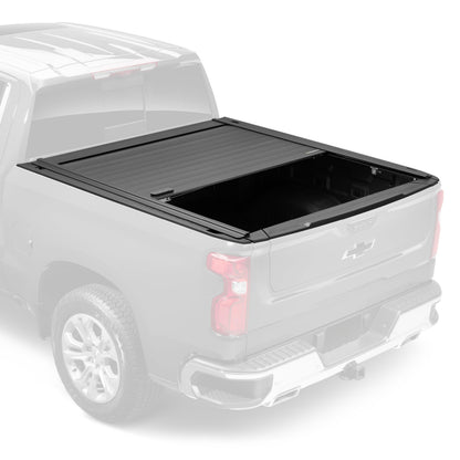 RealTruck Retrax RetraxPRO MX Retractable Truck Bed Tonneau Cover | 80482 | Fits 2019 - 2025 Chevy/GMC Silverado/Sierra, w/ MultiPro/Flex tailgate (w/o factory side storage boxes) 6' 7" Bed (79.4")