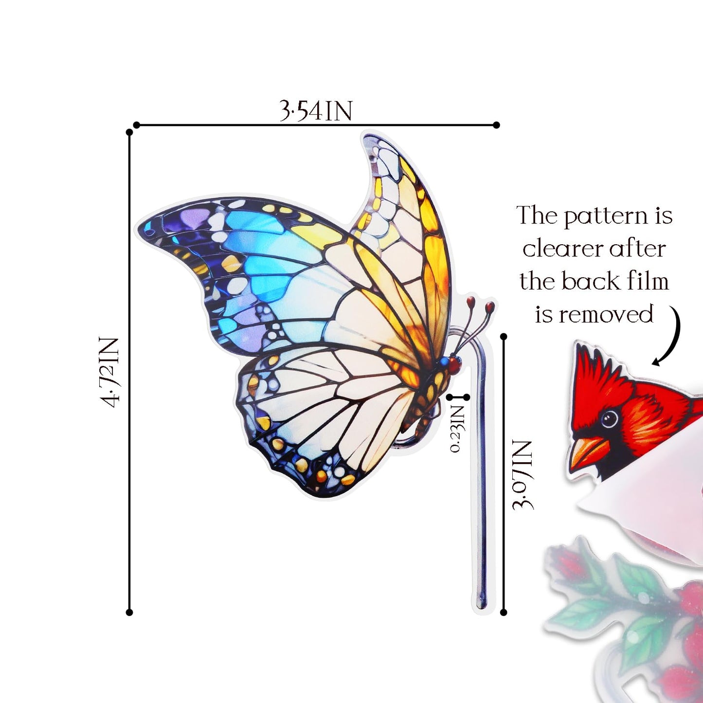 FBBP Butterfly Gifts for Women, Hanging Plant Planter for Indoor Outdoor Garden, Mothers Day Birthday Gifts for Mom Grandma from Daughter Son, Bird Lover Plant Pots Accessories
