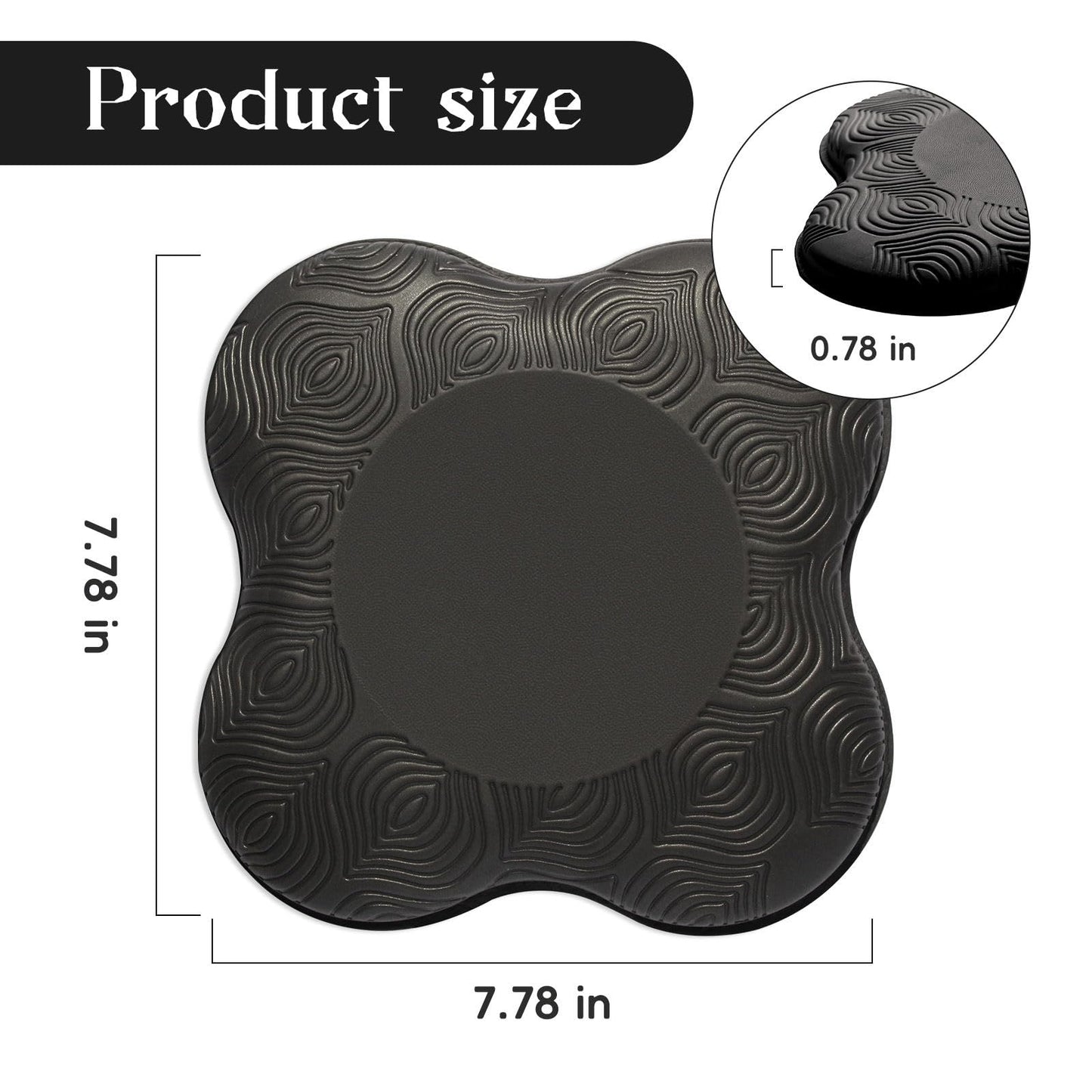 MBKHFLL 2 packs Yoga Knee Pad Cushion Extra Thick for Knees Elbows Wrist Hands Head Foam Pilates Kneeling pad Yoga Knee Cushion Thick Exercise Pads for Knees Elbows Wrist Hands Head Foam Pilates
