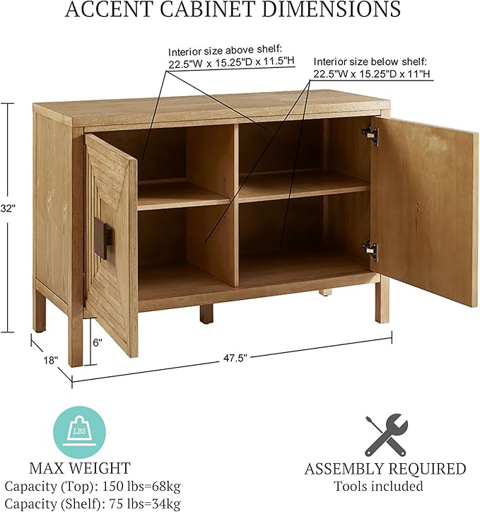 Madison Park Paige Accent Storage Cabinet