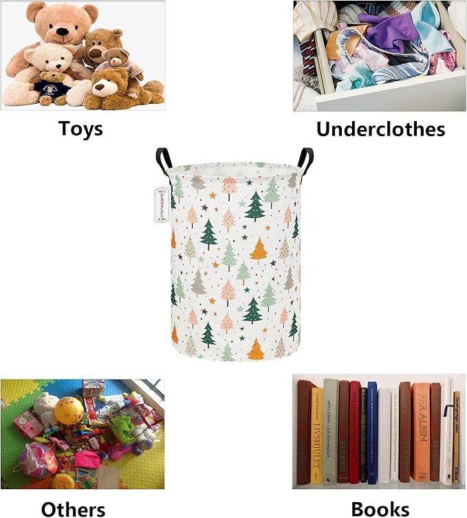QUEENLALA Large Storage Basket, Laundry Hamper/Bathroom/Home Decor/Collapsible