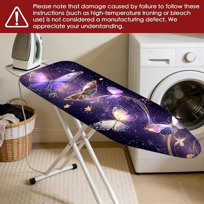 Nuxovilar Ironing Board Cover Needle Cotton 15x54 Inches | Ironing Board Cover