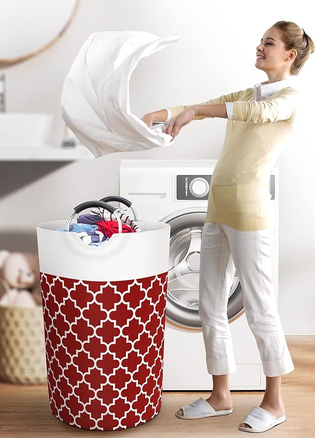 Large Laundry Basket Laundry Hamper Bag Washing Bin Clothes Bag Collapsible Tall
