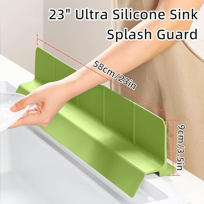 23" Ultra Silicone Sink Splash Guard Released in 2025/Dec