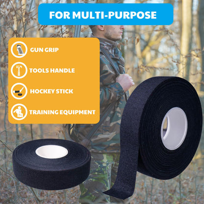 Autrends Grip Tape - Multipurpose Goon Grip Tape for Guns, Handgun, Rifle, Pull Up Bars, Barbells, Dumbbells, Tools, Handles, Bats, Rackets, Yard Tools, Wire Wrap-1 Inch x 82 Feet