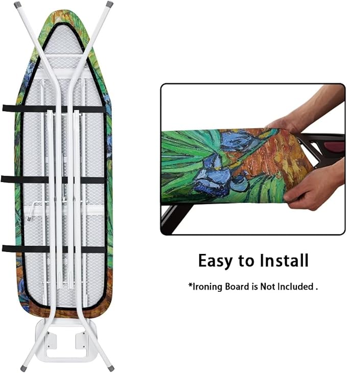 Van Gogh Starry Night Ironing Board Cover and Pad Standard Size Heavy Duty