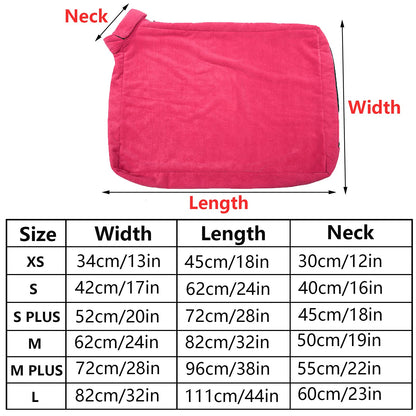 Morezi Dog Bathrobe Towel, Dry Fast Dog Bag, Microfibre Fast Drying Super Absorbent Pet Dog Cat Bath Robe Towel - Red - Small