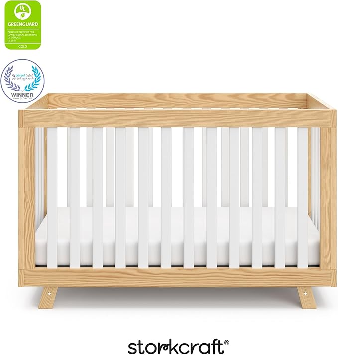 Storkcraft Beckett 3-in-1 Convertible Crib – GREENGUARD Gold Certified