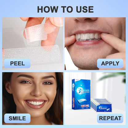Teeth Whitening Strips 14 Treatments Kit - For Teeth Whitening , Deep Stains Removal, Carefully Designed Whitening Strips, Allowing You To Have a Brighter Smile(28 Pcs)-The Hypothesis of Love 001