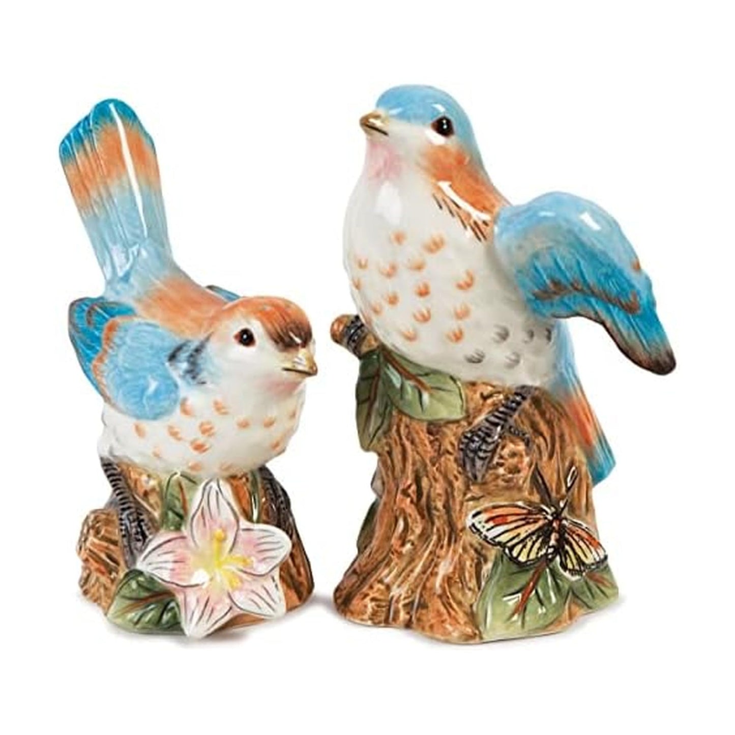 Fitz & Floyd Toulouse Salt and Pepper Set, Blue, 2 Piece