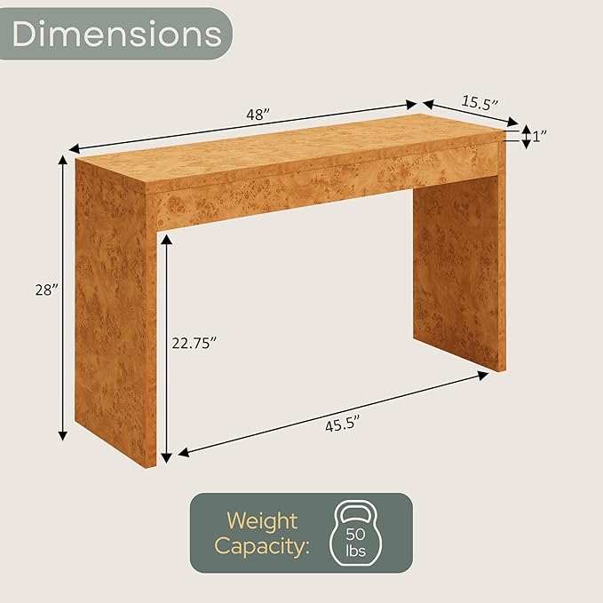 Northfield Entryway Hall Console Table/Desk