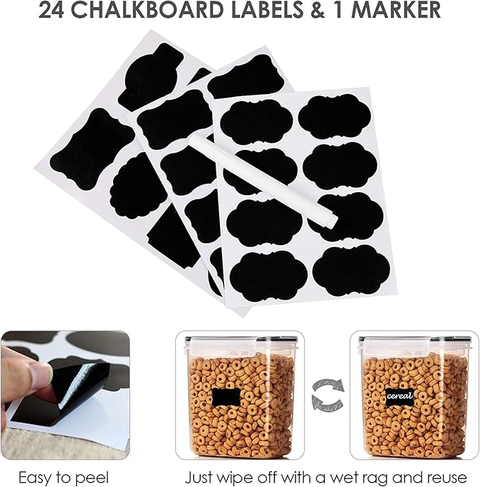 Vtopmart Airtight Food Storage Containers 6 Pieces