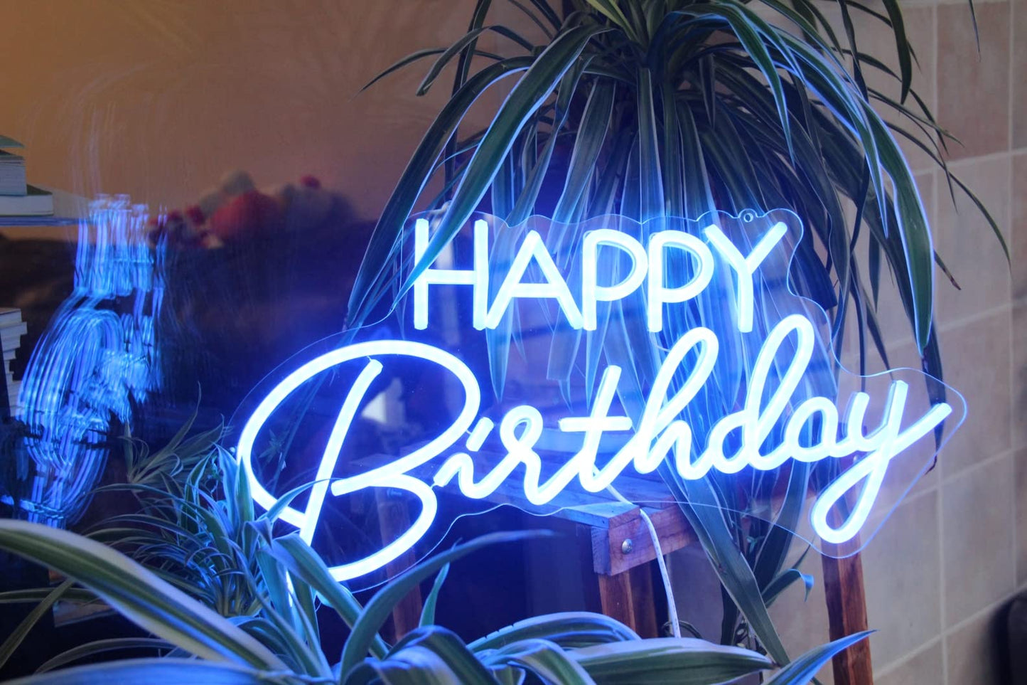 Ulalaza LED Neon Sign Night Light for Wall Party Décor Bedroom Room Bar Wedding Home Birthday Art Decoration Christmas with USB Chain Light modulator 5v 16.5''*9.1''