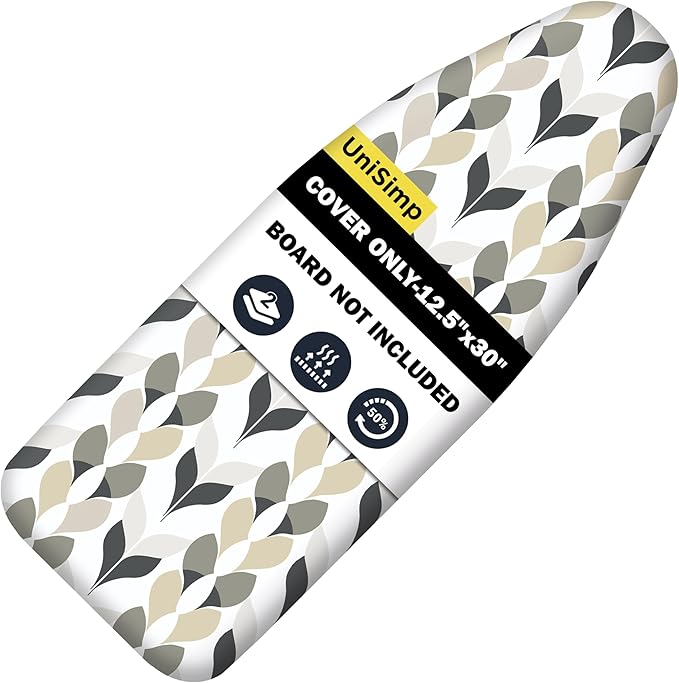 Small Ironing Board Cover and Pad 12.5"x30" Small Iron Board Cover