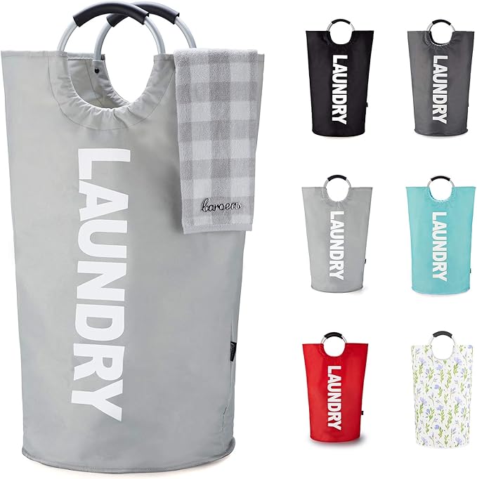 Caroeas 100L Laundry Basket, Large Laundry Hamper, Laundry Bag