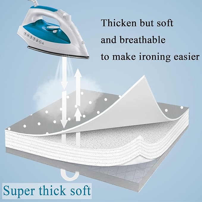 Small Ironing Board Cover Scorch Resistant, Table top Ironing Board Cover