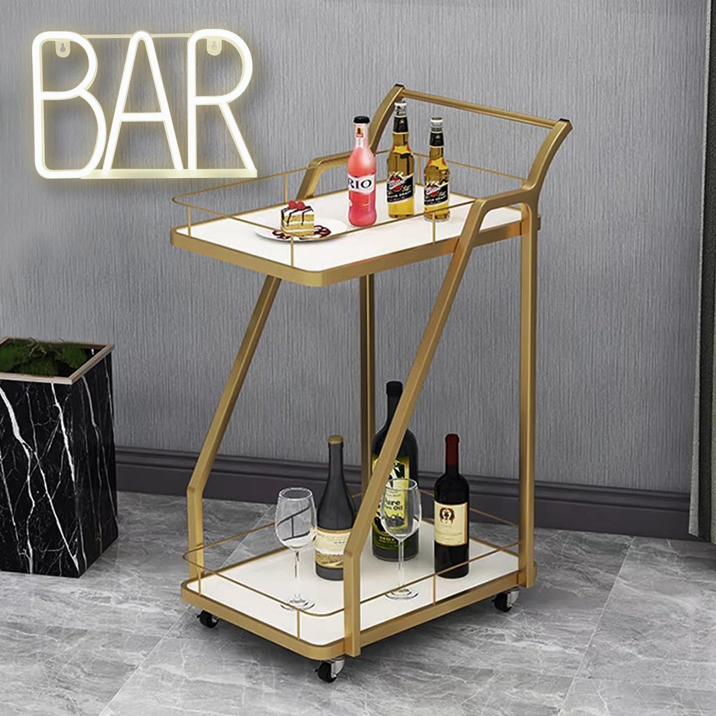 UrsaMajor Neon Sign for Bar, Pub, Party Wall Decor - Led Signs for Home Bar, Business, Christmas Gifts (Warm White)