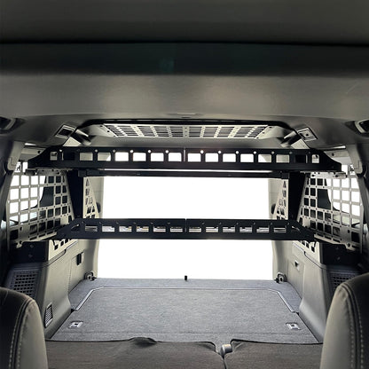 HIGH FLYING 2024 2025 2026 for Toyota Land Cruiser Prado LC250 Overhead Molle Roof Panels Shelf Storage Organizer Interior Rear Cargo Racks (Roof Shelf)