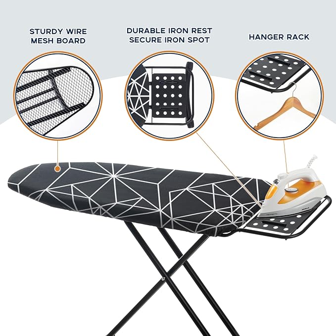 Ironing Board 43x13, Compact Iron Board Full Size