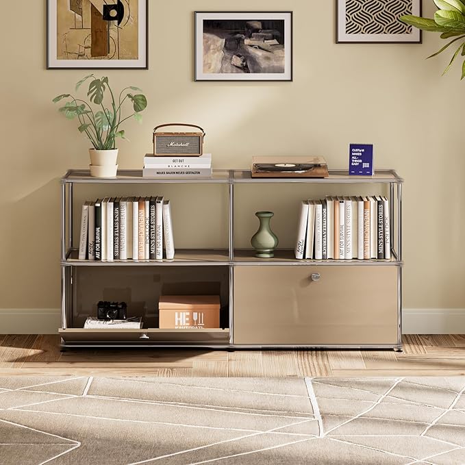 Modern Storage Cabinet Sideboard Versatile Free-Standing Organizer Cabinets