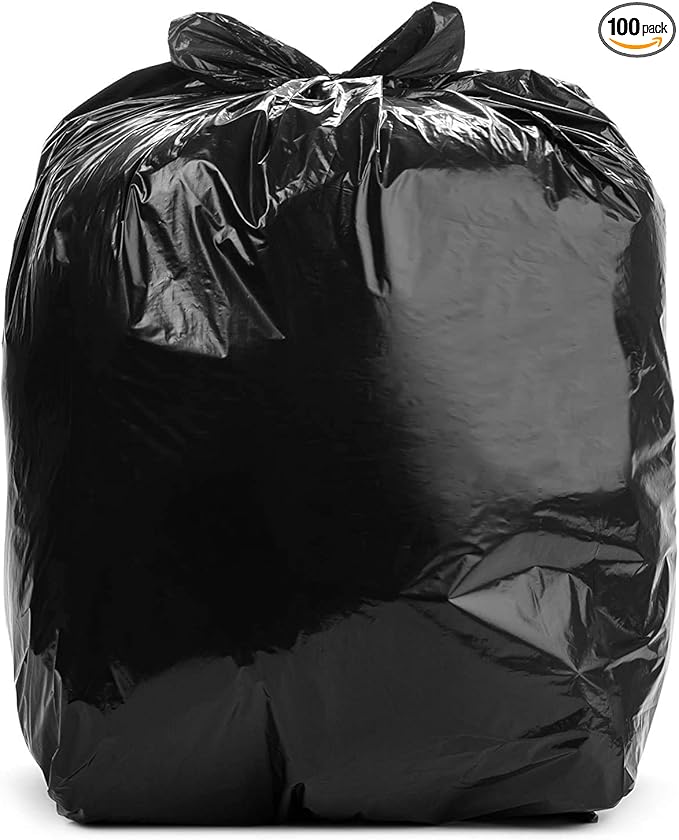 Aluf Plastics - 3 Ply Trash Bags, 56 Gallon, 2 Mil