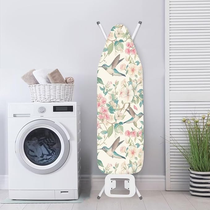 Floral Hummingbirds Ironing Board Cover and Pad Cover