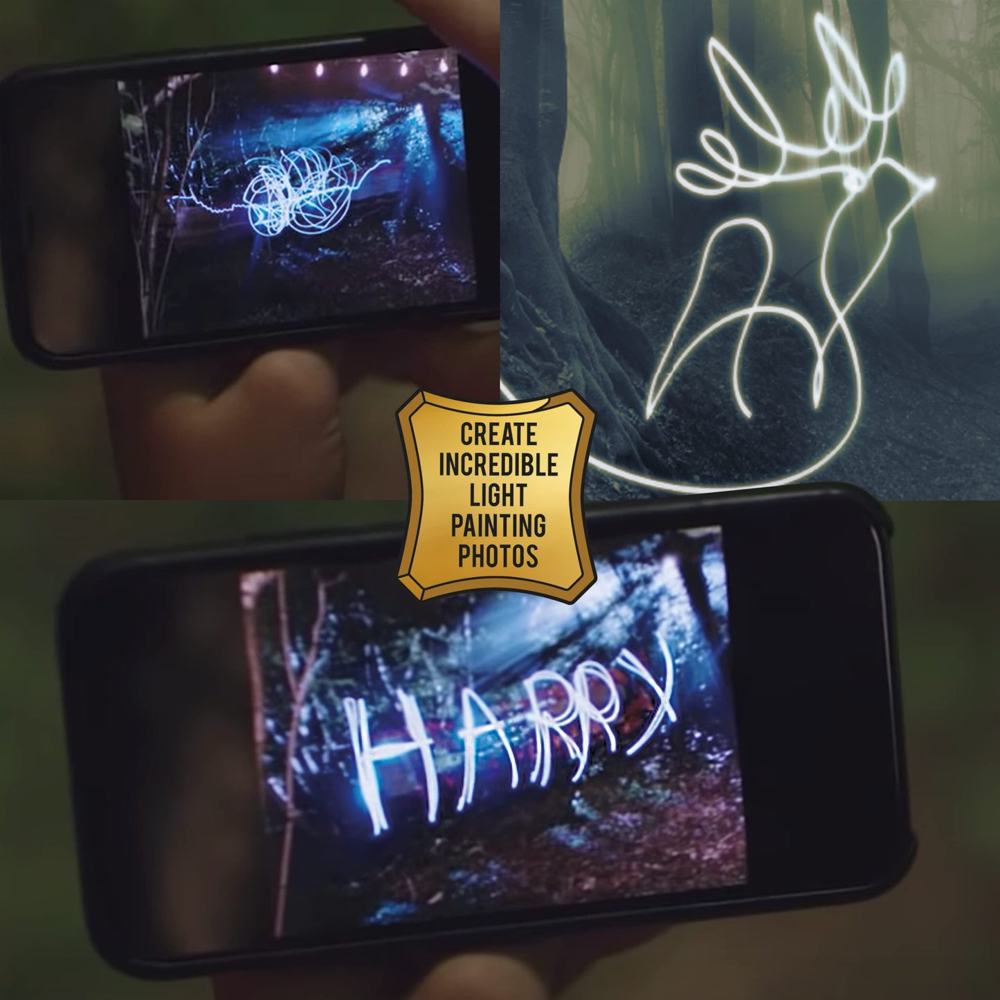 WOW! STUFF Harry Potter Lumos Wand 7' Light-Up | Official Wizarding World Gifts, Toys and Collectables | Role Play or Dress-up Costume Accessory for Fans, Girls and Boys, Ages 3+ to Adult