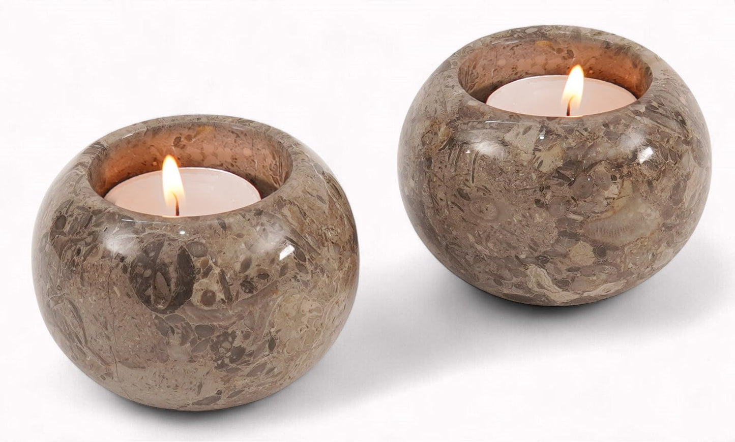 SPESHSTONES Marble Tealight Candle Holder 3 Inch Mini Votive Candle Holders for Table Centerpieces, Room Decor- Decorative Candles Holders for Wedding Gifts