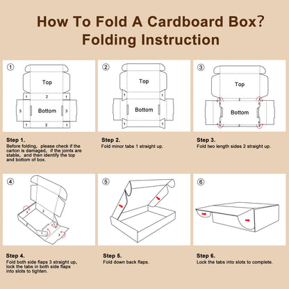 Hguba 12x9x2 Inches Shipping Boxes Set of 25, White Corrugated Cardboard Box, Mailer Boxes for Small Business