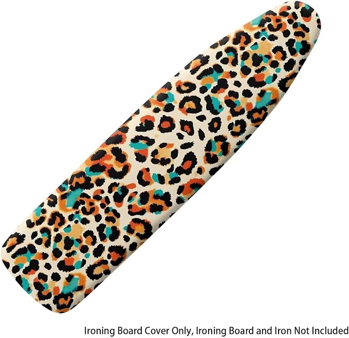 Rainbow Leopard0 Ironing Board Cover and Pad