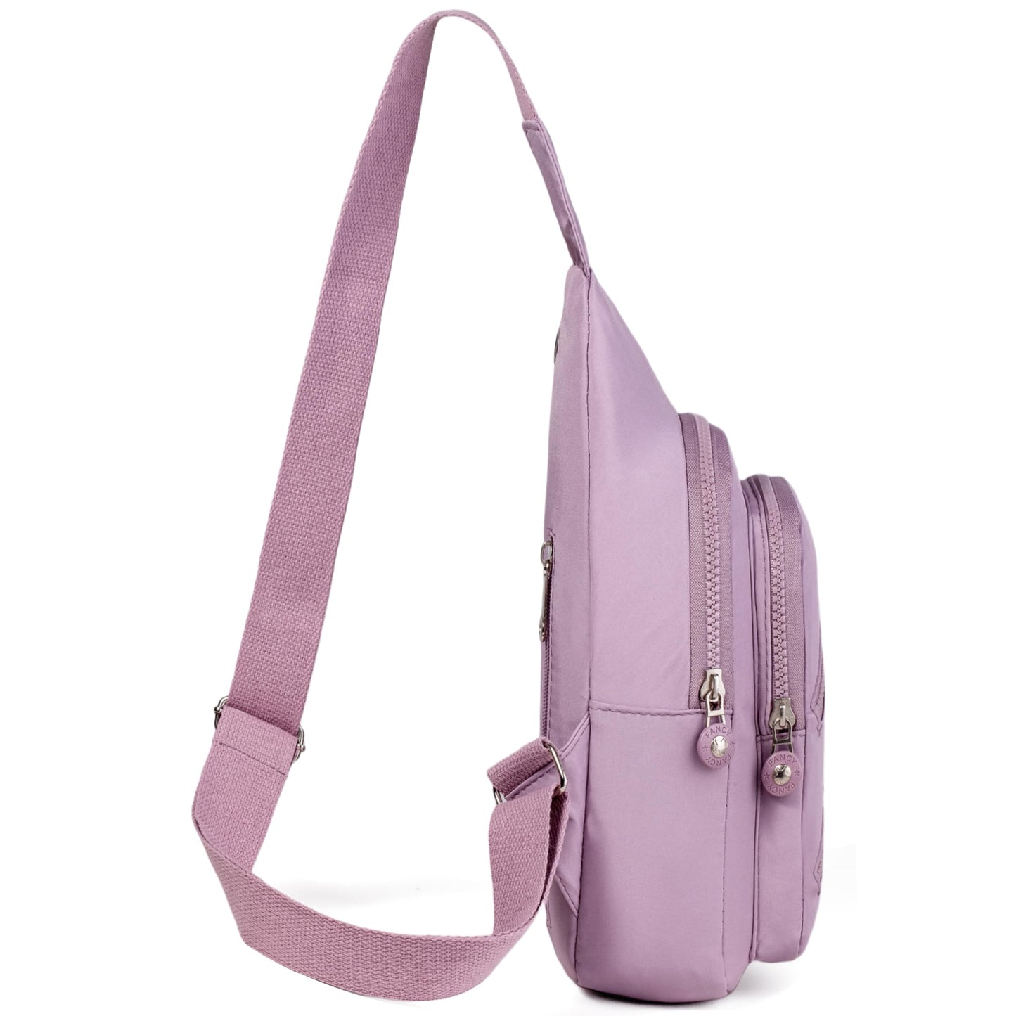 Small Sling Backpack Crossbody Sling Bag for Women, Chest Bag Daypack Fanny Pack Cross Body Bag for Outdoors Hiking Traveling - Black