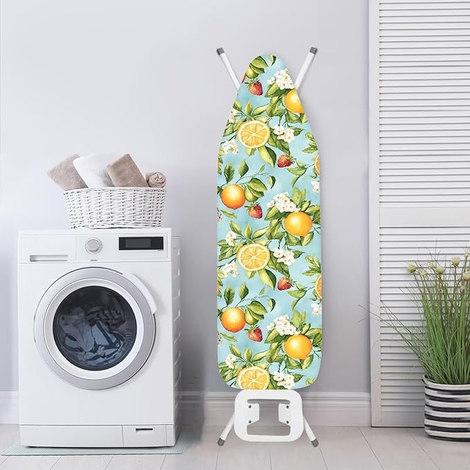Lemon Fruit Ironing Board Cover Stain Resistant Lightweight Table Top Ironing