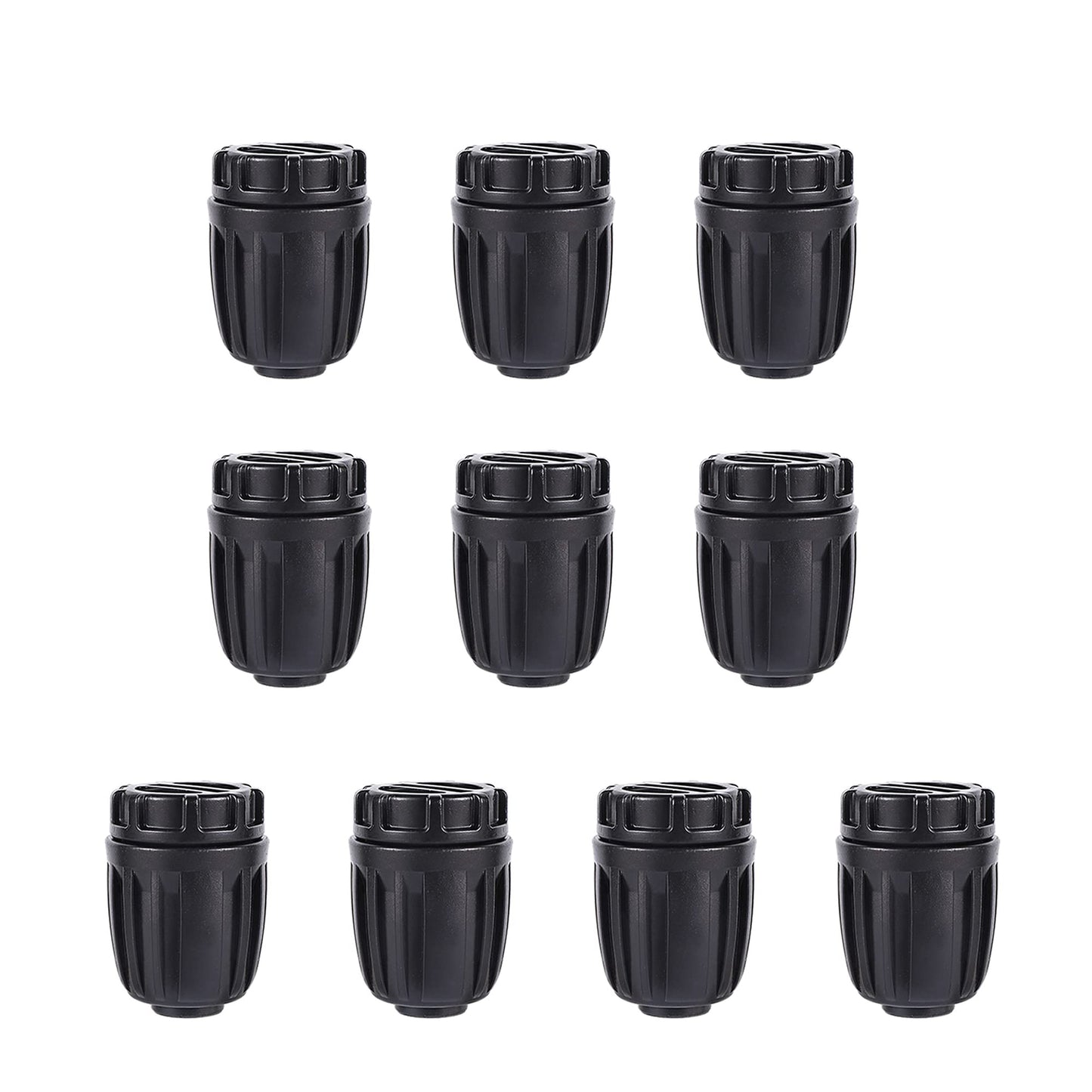 1/2 inch Irrigation Fittings End Plugs For (1/2" ID x0.6-0.63" OD) 16mm Drip Tubing Connectors-10 Pcs/pack