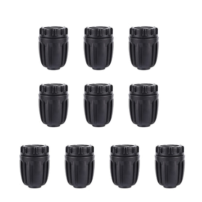1/2 inch Irrigation Fittings End Plugs For (1/2" ID x0.6-0.63" OD) 16mm Drip Tubing Connectors-10 Pcs/pack