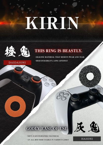 OniAim Precision Rings Gray Demon AIM Assist Motion Control Accessories for PS5, PS4, Xbox Series, PC Gamepads, Switch Pro Controller & Scuf Controller (Spring)