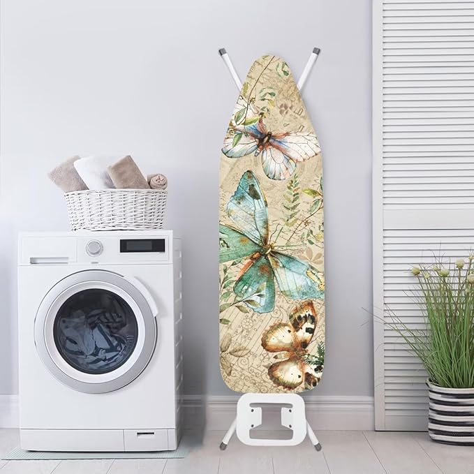 Vintage Butterfly Ironing Board Cover, Ironing Board Pad Cover Protector