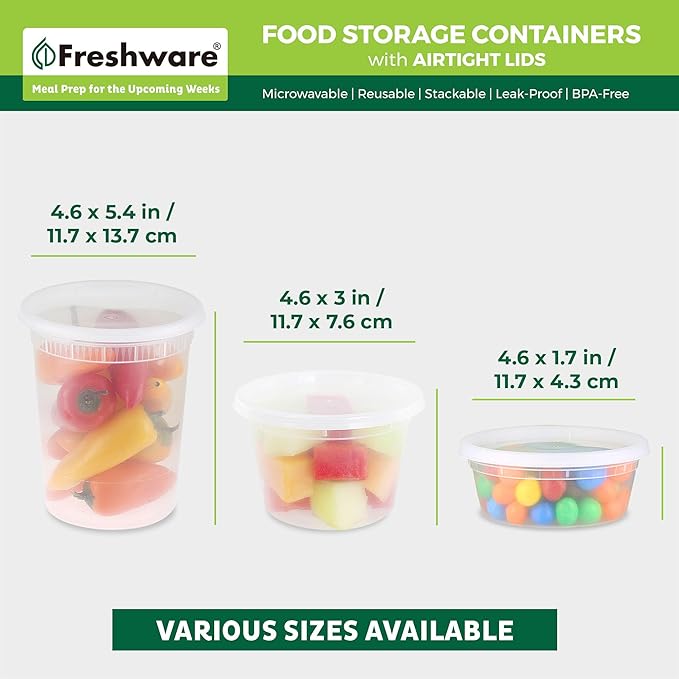 Freshware Food Storage Containers
