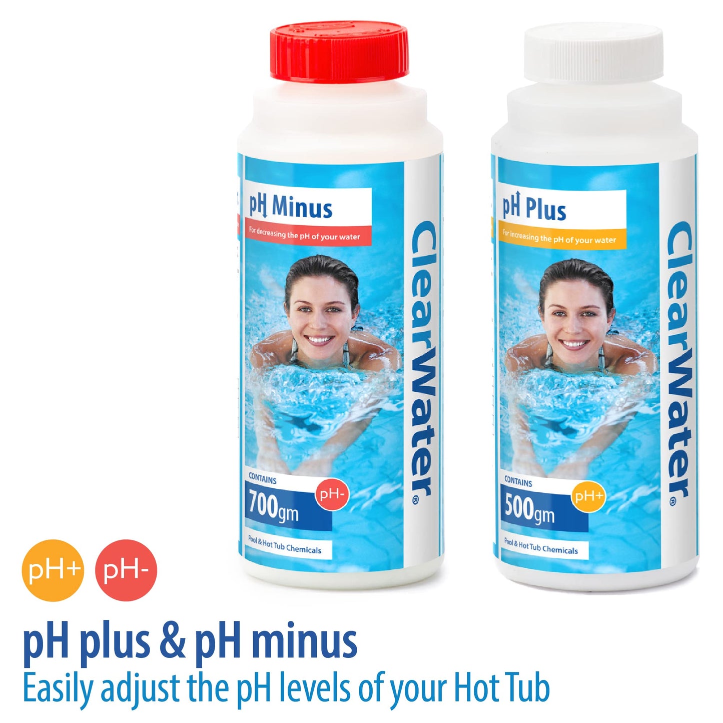 Clearwater Hot Tub Chemical Starter Kit, Includes Chlorine Granules and Dip Test Strips