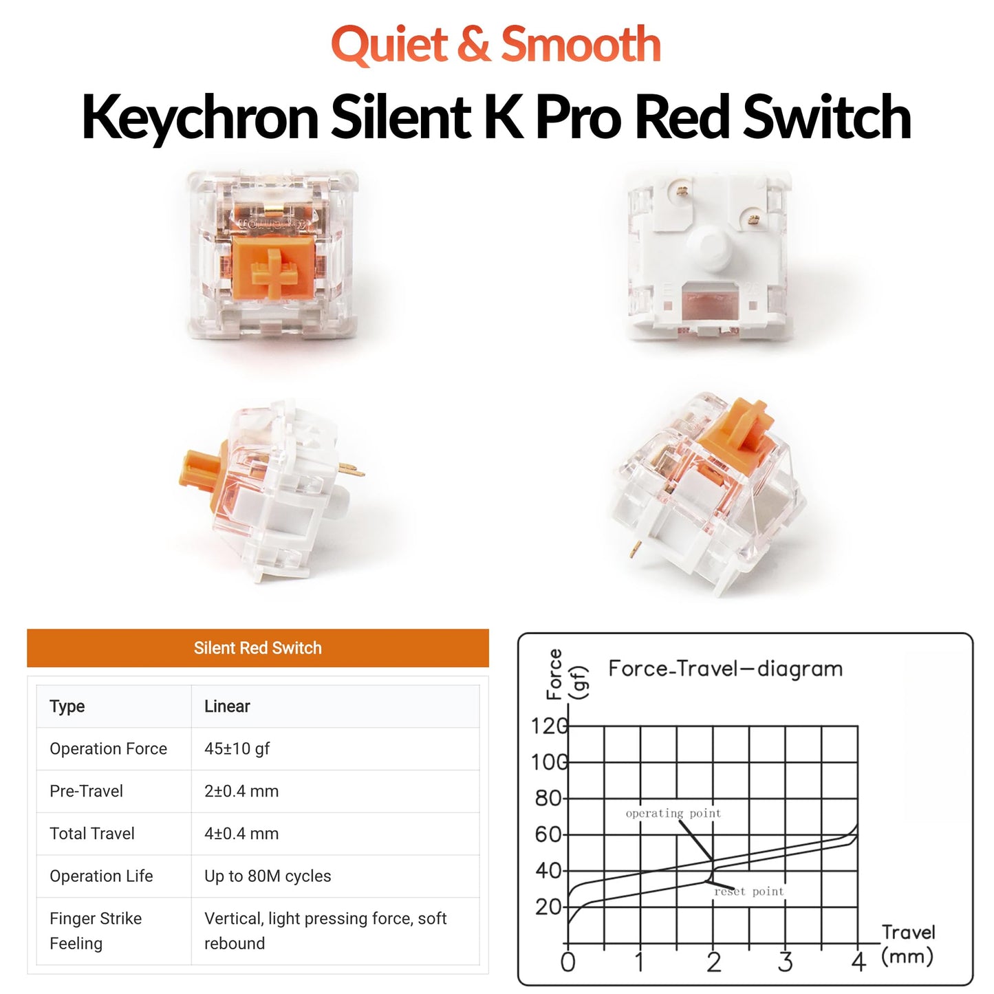 Keychron K10 Full Size 104 Keys Bluetooth Wireless Mechanical Gaming Keyboard for Mac Windows K Pro Brown Switch, Multitasking/White LED Backlight/USB C Wired Computer Keyboard