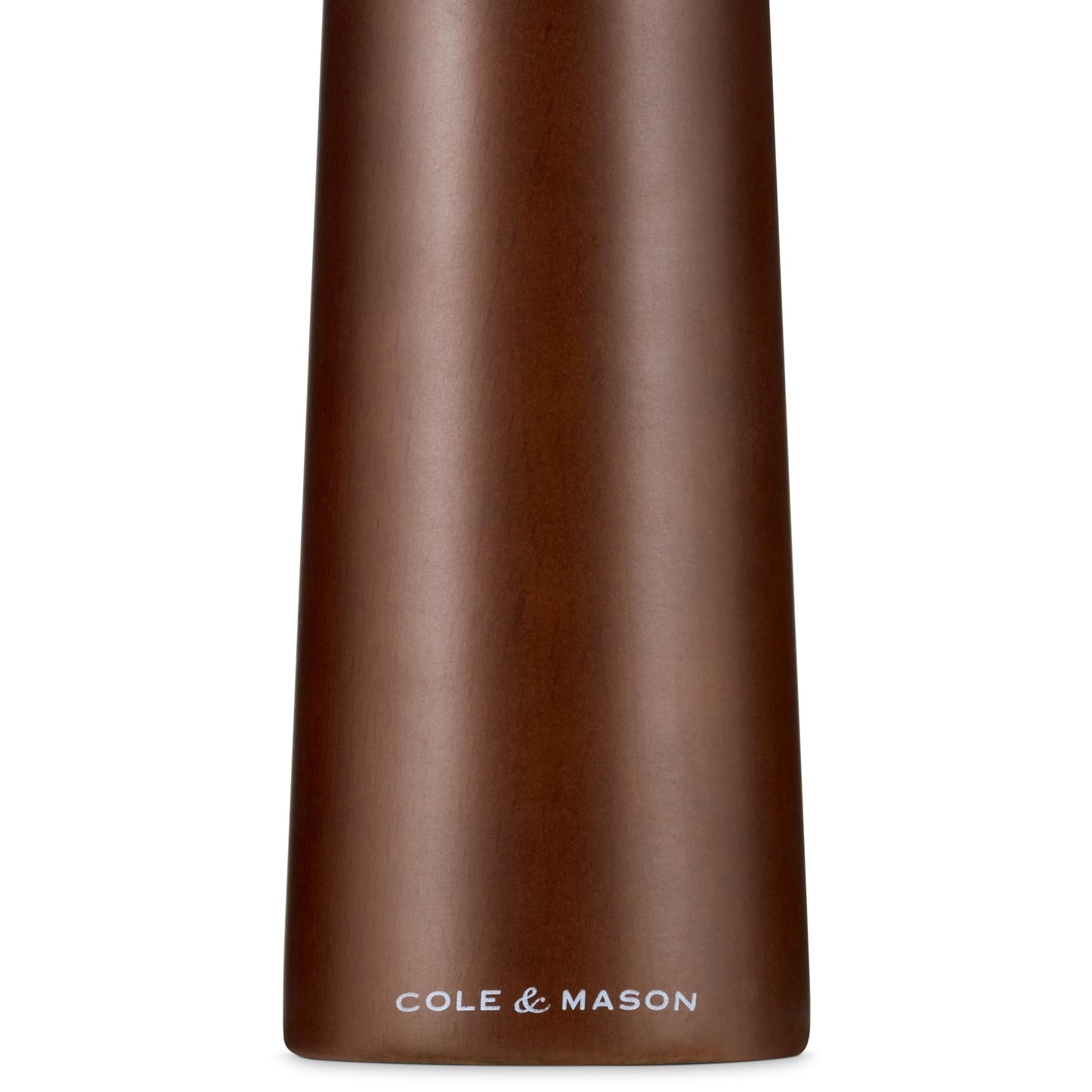 Cole & Mason Millbank Salt Mill, 7" - Salt Grinder with Ultra-Sharp Grinding Mechanism - Flavor-Enhancing Salt Shaker - Refillable Mill with Adjustable Grinding - Chestnut, Salt Mill