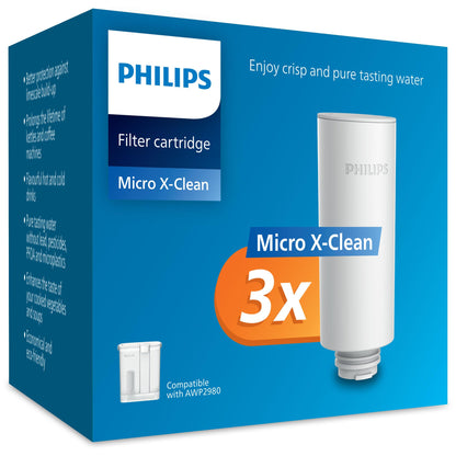 Philips Water Instant Filter Cartridge – Taste+, 3-pack