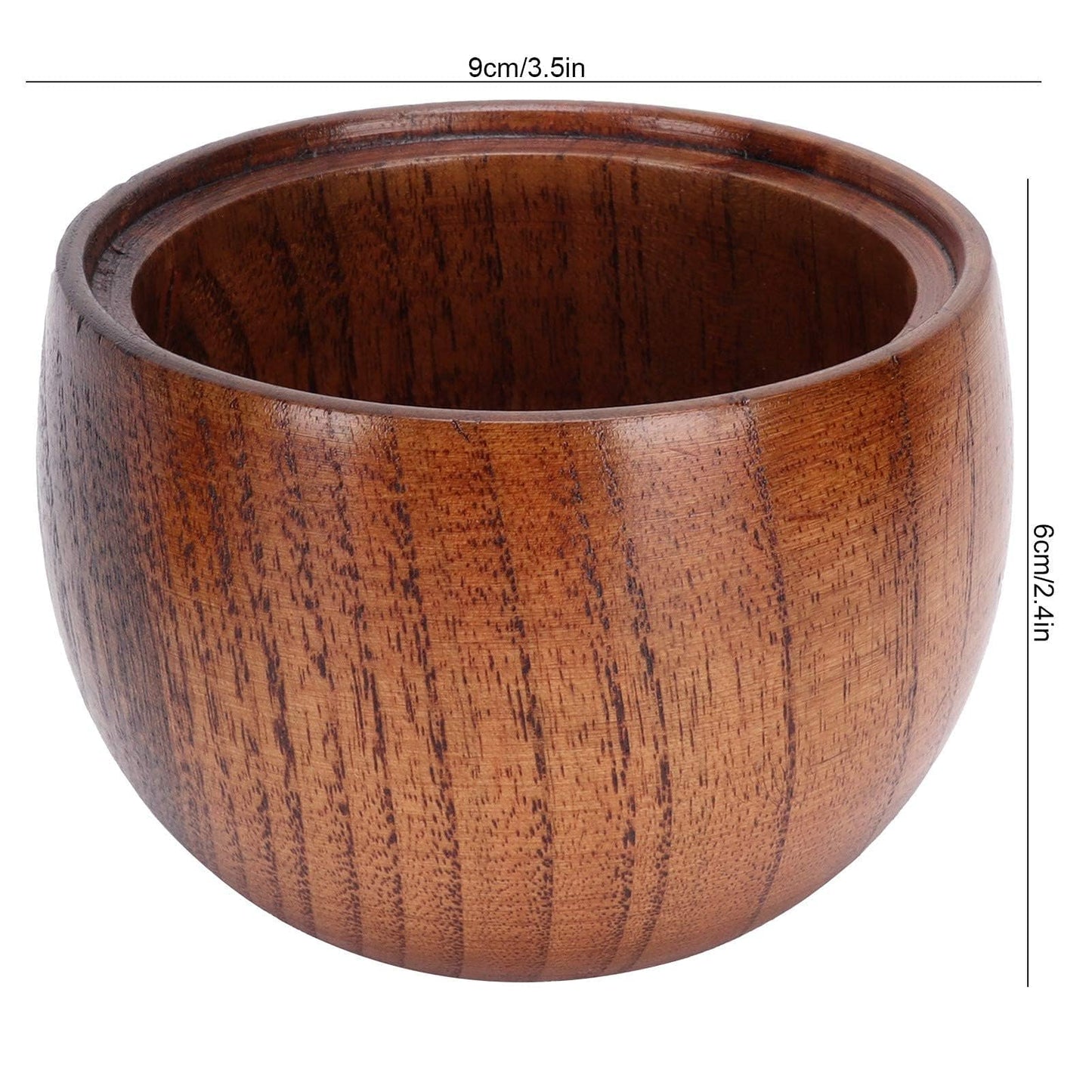 Kukyller 2PCS Wooden Salt Box with Lid Spoon, Sugar Bowl Pepper Seasoning Container, Wooden Salt Container for Kitchen Serving Condiment Chili Powder 2 * 4 * 3.5in