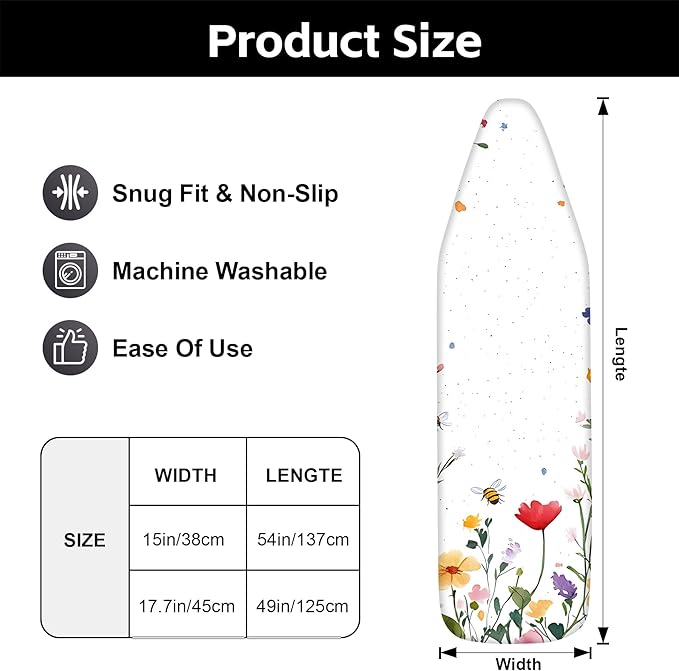 Ironing Board Cover for Crafting, Flat Decoration