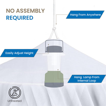 EVEN Naturals Mosquito Net for Bed Tent Adult, Pop-Up Tent, Fly Canopy Mosquito Nets, Bed Tent Double to King, Bed Canopy for Princess Bed, Mosquito Net Travel w/ Travel Bag (1270cm Round x H 221cm)