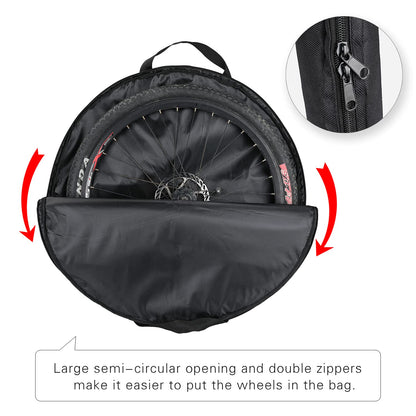 Rhinowalk Bike Wheel Bag Wheelset Carrying Bag 26-29 inch MTB Mountain Bike/700C Road Bike Wheel Travel Case